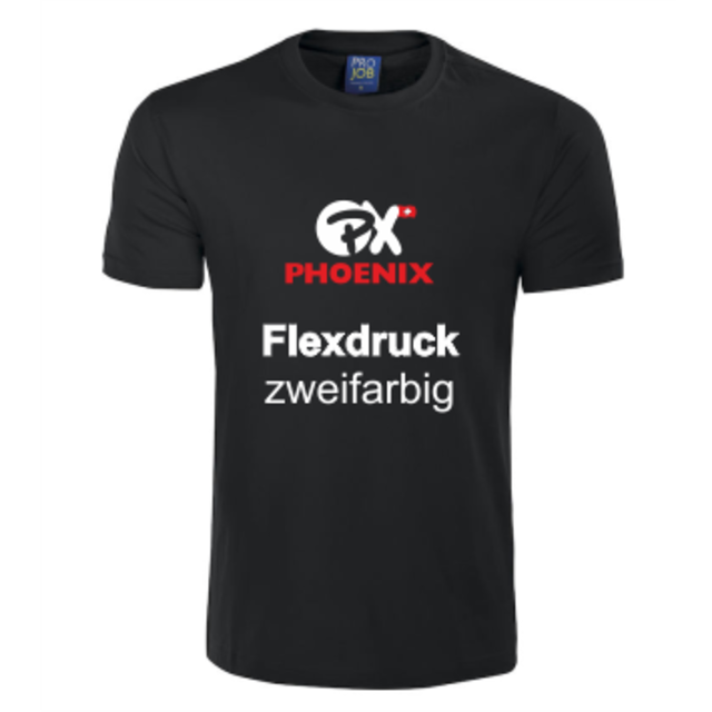 Flex-Druck KLEIN zweifarbig ab 10 Stk.