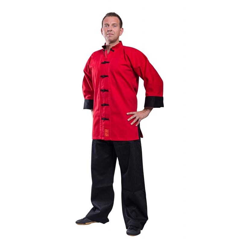 Kung Fu Jacke SHAOLIN II rot