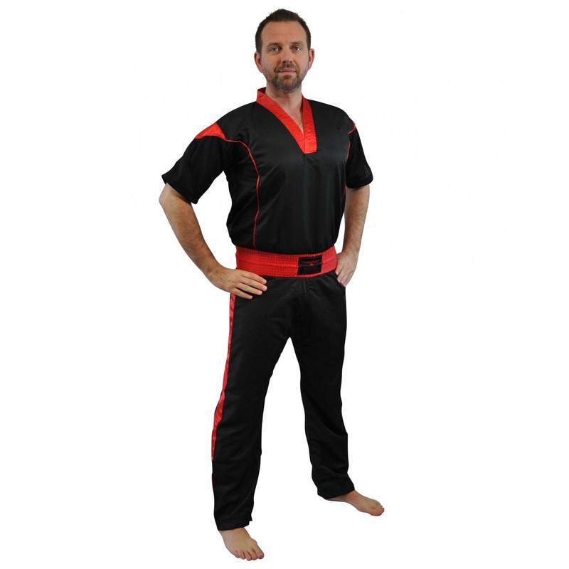 PX Pointfighting Anzug, schwarz-rot