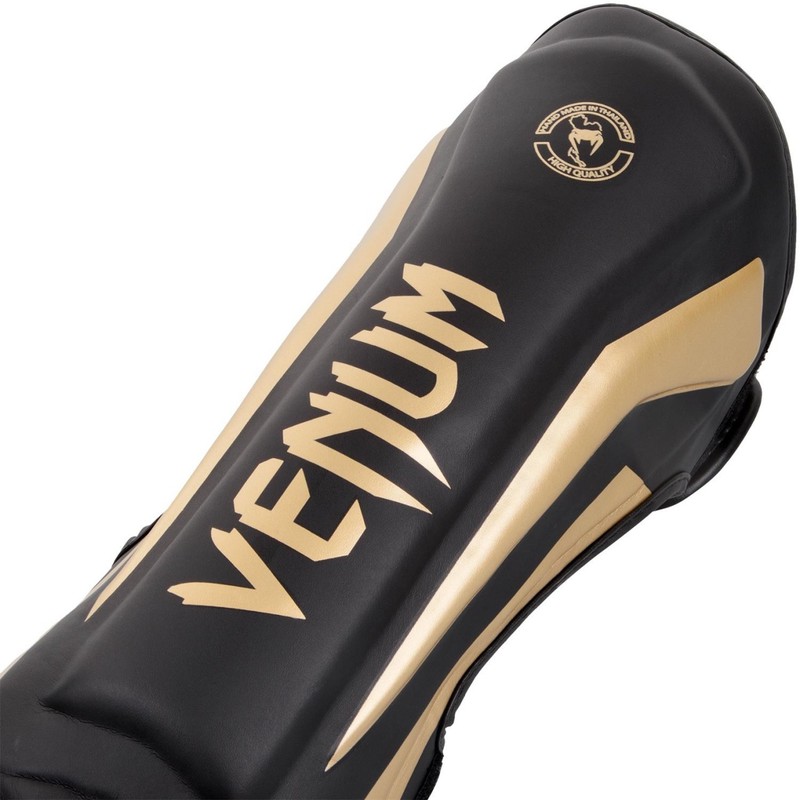 Venum Elite Standup Shinguards - Black|Gold