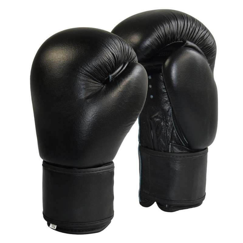 Boxhandschuhe Top-Modell schwarz Echtleder