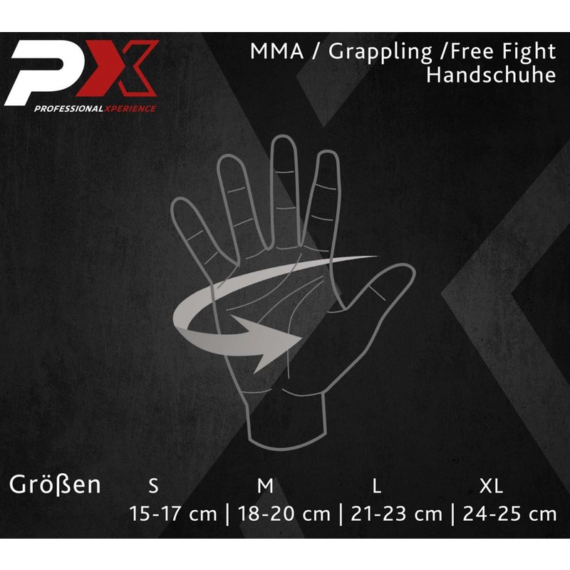 PX MMA Handschutz Leder