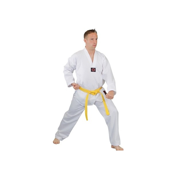 Taekwondo Dobok Ribbed Standard w Rev