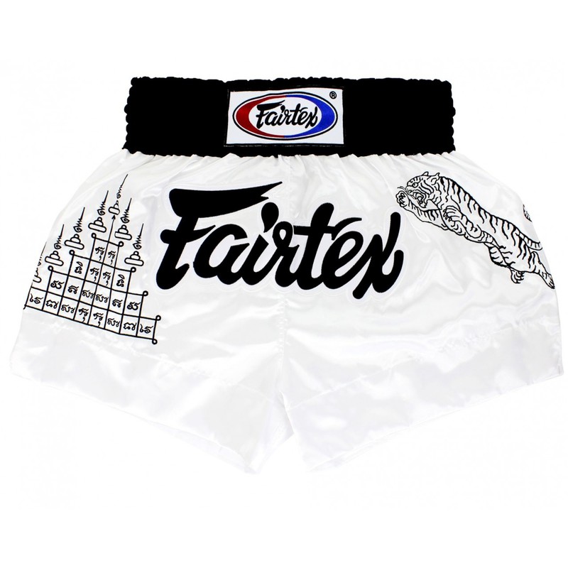 FAIRTEX Thai Shorts weiss BS0637