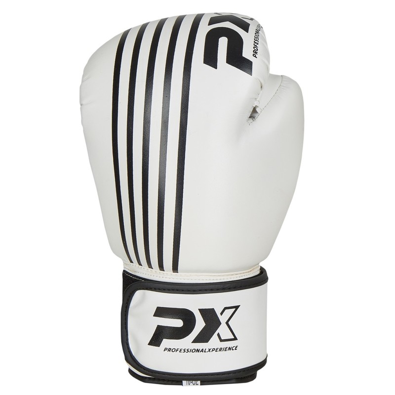 PX Boxhandschuhe SPARRING, PU weiss-schwarz