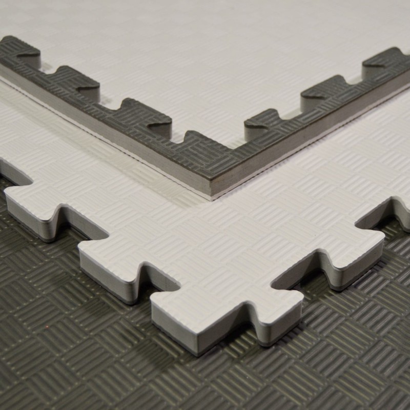 Kampfsportmatten schwarz-grau 100x100x 2cm