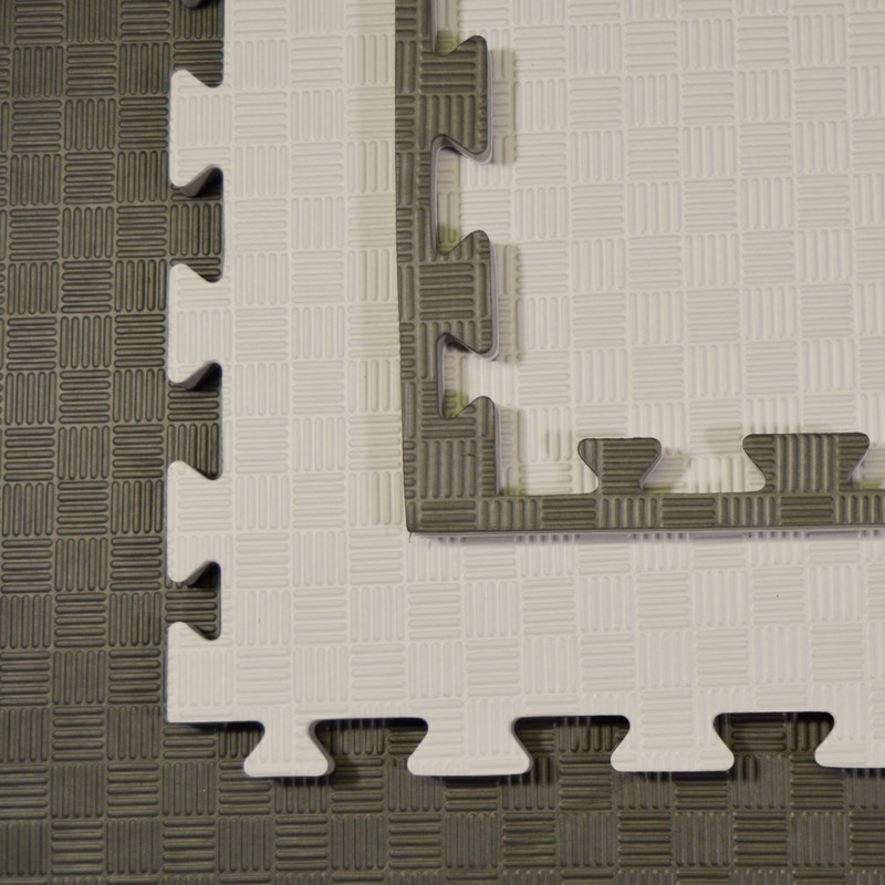 Kampfsportmatten schwarz-grau 100x100x 2cm