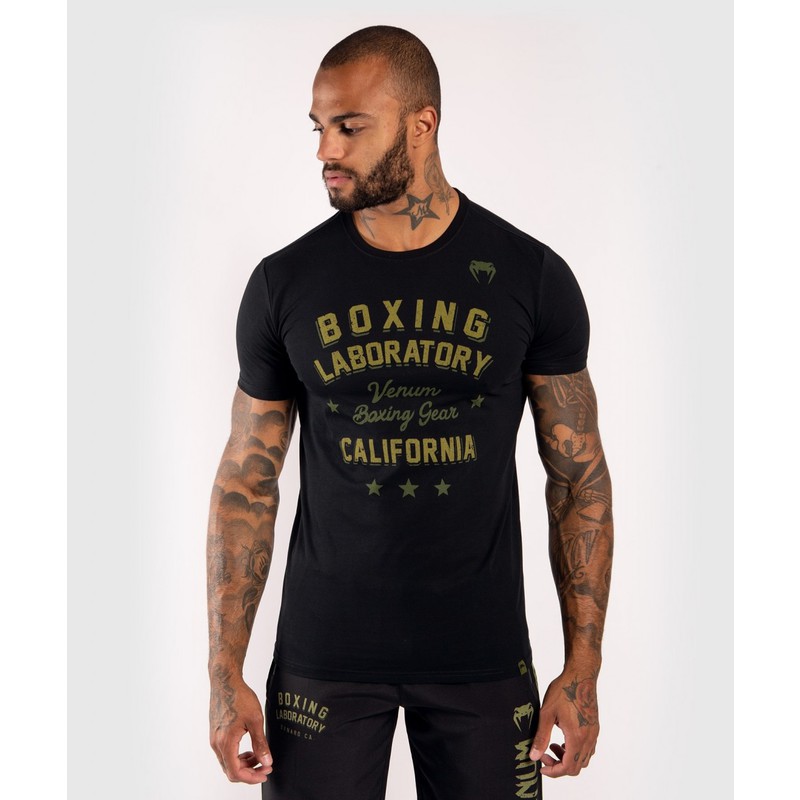 Venum Boxing Lab T-shirt - black-khaki
