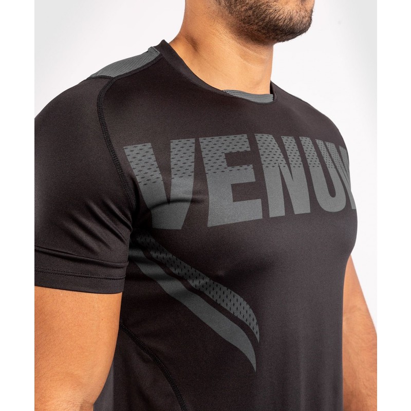 Venum ONE FC2 Dry Tech Shirt - Black-Black