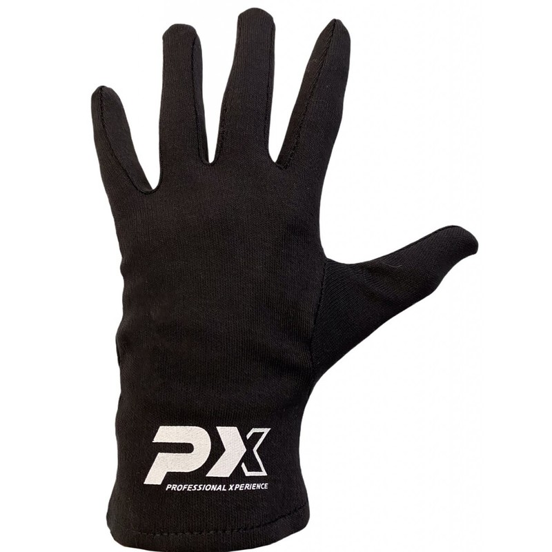 PX Box-Innenhandschuhe mit Fingern, schwarz