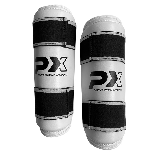 PX Unterarmschutz weiss Kunstleder