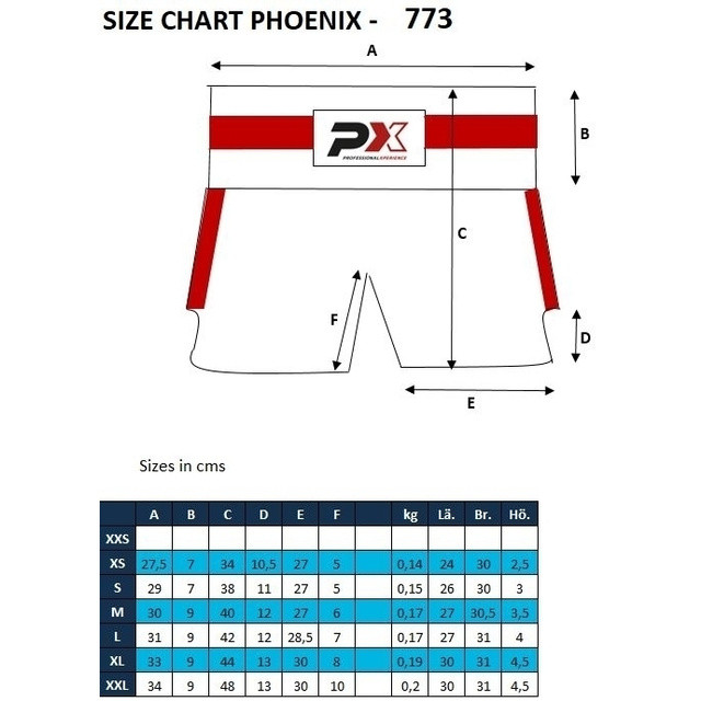PX Legacy Thai Shorts Mesh, schwarz-gold