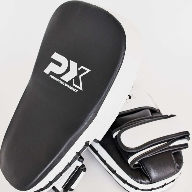 PX Pratze Leder Paar schwarz-weiss