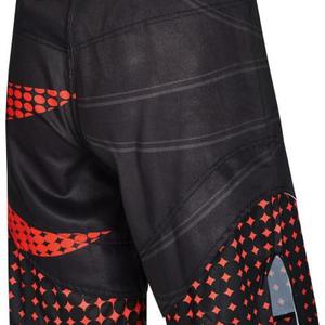 PHOENIX MMA Shorts schwarz-rot, Stretch - Einzelstück