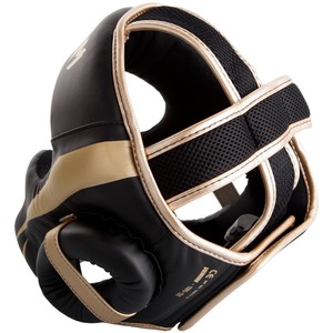Venum Elite Headgear - Black|Gold