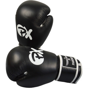 Einzelstücke - PX Boxhandschuhe schwarz-weiss Leder