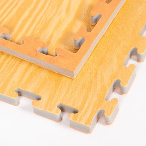 Kampfsportmatten Holz-Sandoptik ca. 100x100x 2,5cm
