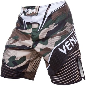 Venum Camo Hero Fight Shorts - Green|Brown