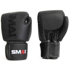 SMAI Elite P85 Boxhandschuhe, Leder, schwarz