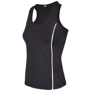 PX Ladies Stretch Boxshirt, schwarz