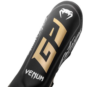 Venum Petrosyan Shinguards - Black|Gold