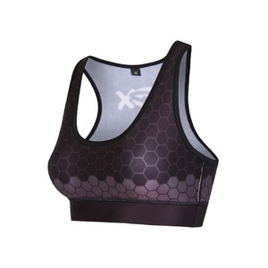 PX Damen Bustier, schwarz-grau