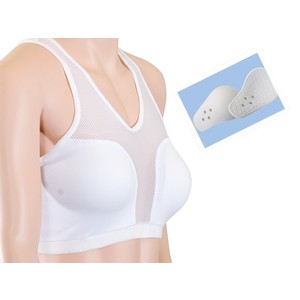 WACOKU Damen-Brustschutz BASIC schwarzes top