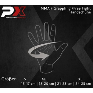 PX MMA Handschutz Leder