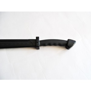 Kung Fu Säbel (DAO) TPR Kunststoff schwarz ca 85cm