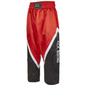 BUDO`s FINEST Kickboxhose schwarz-rot-weiss