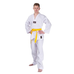 Taekwondo Dobok Ribbed Standard w Rev