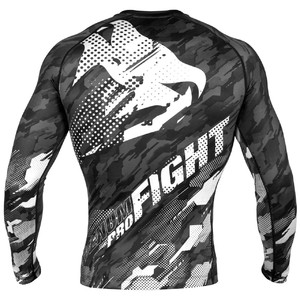 Venum Tecmo Rashguard - Long Sleeves - Dark Grey