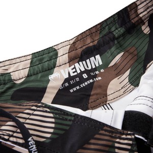 Venum Camo Hero Fight Shorts - Green|Brown