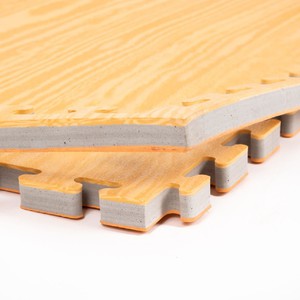 Kampfsportmatten Holz-Sandoptik ca. 100x100x 2,5cm