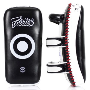 FAIRTEX KPLC2 Thaipratzen | Pao Leder s|w, Paarweise