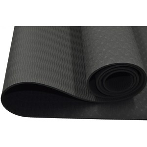 Yoga Matte schwarz 183 x 61 x 0,4cm