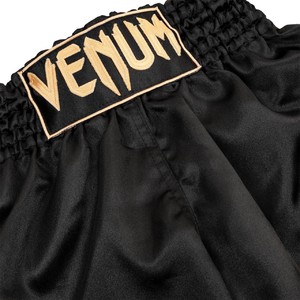Venum Classic Thai Shorts - Black-Gold