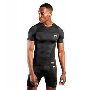 Venum G-Fit Rashguard Short Sleeves- schwarz|gold