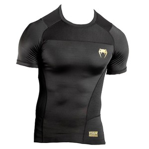 Venum G-Fit Rashguard Short Sleeves- schwarz|gold
