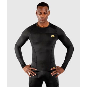 Venum G-Fit Rashguard - Long Sleeves - schwarz|gold
