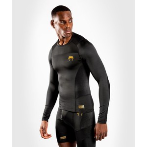 Venum G-Fit Rashguard - Long Sleeves - schwarz|gold