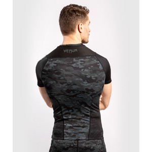 Venum Defender Rashguard Short Sleeves- dark camo