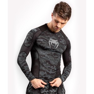 Venum Defender Rashguard - Long Sleeves - dark camo