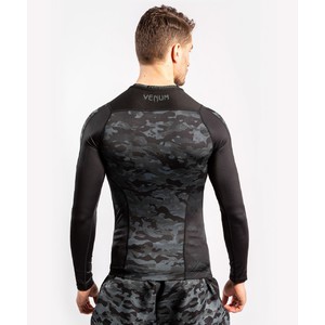 Venum Defender Rashguard - Long Sleeves - dark camo