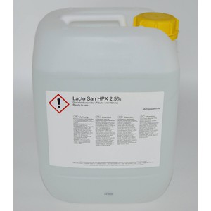Desinfektionsmittel Lacto San HPX 2,5% Kanister 10 L |unbedingt Anwendungshinweise lesen