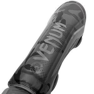 Venum Elite Standup Shinguards - Black| Dark Camo