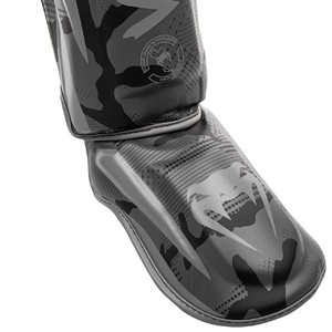 Venum Elite Standup Shinguards - Black| Dark Camo