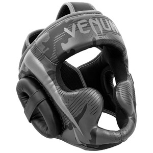 Venum Elite Headgear - Black-Dark Camo
