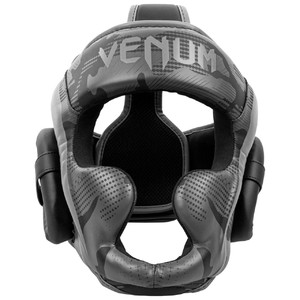 Venum Elite Headgear - Black Dark Camo