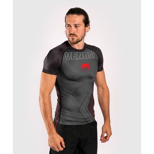 Venum Contender 5.0 Rashguard - Short Sleeves - schwarz|rot